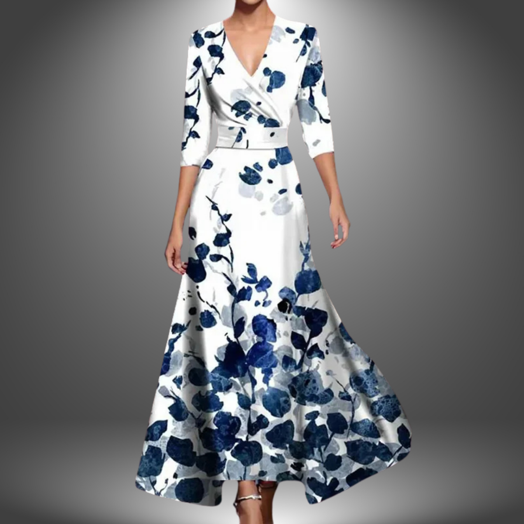 Ada | Robe Maxi Florale Élégante