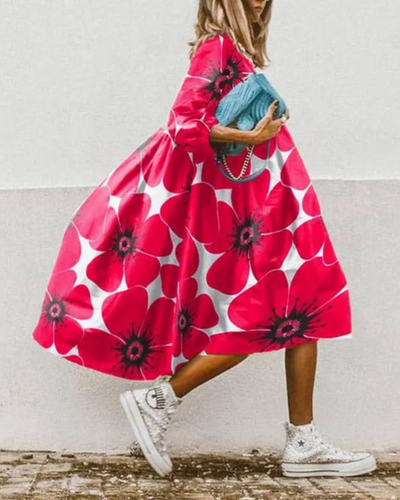 Berna | Robe d été Fléur Pour Femme | élégant