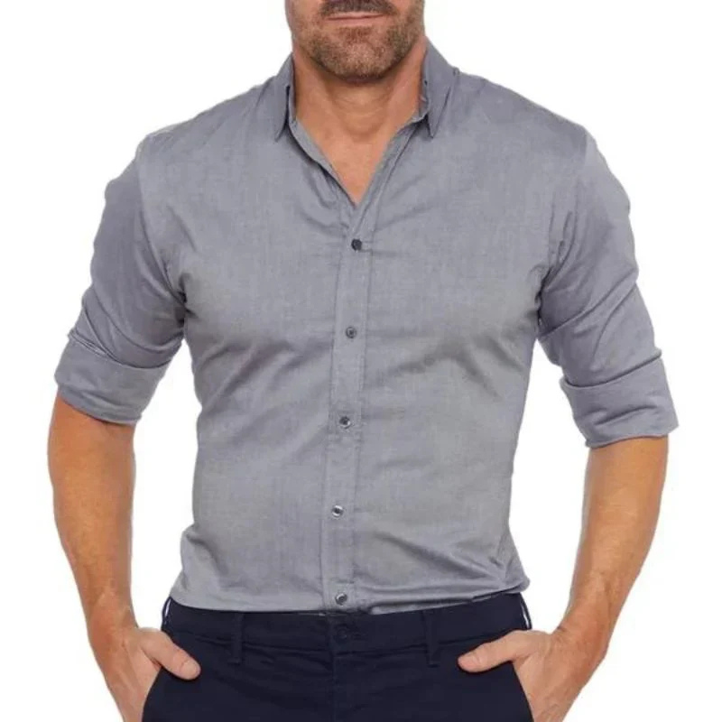 Gabby | Chemise à Manches Longues Pour Hommes | Pulls