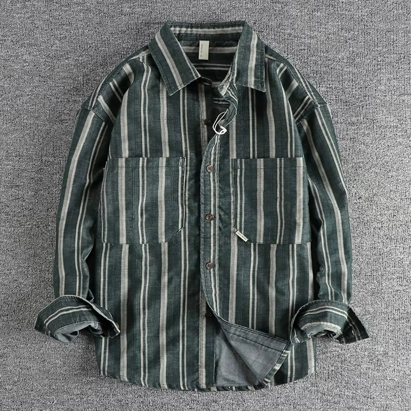 Bobby | Chemise décontractée rayée pour Hommes | Longue