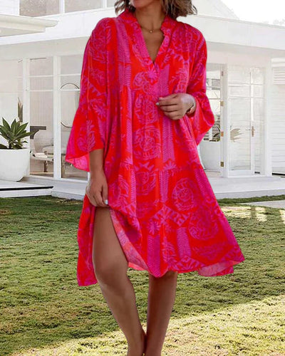 Vellana™ Boho-Kleid aus Baumwolle