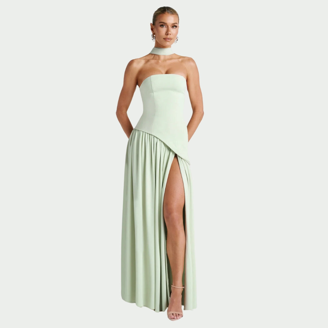 Tessa | Robe maxi élégante avec fente