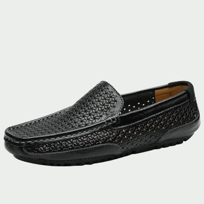 Aubry | Mocassins en cuir tressé élégants
