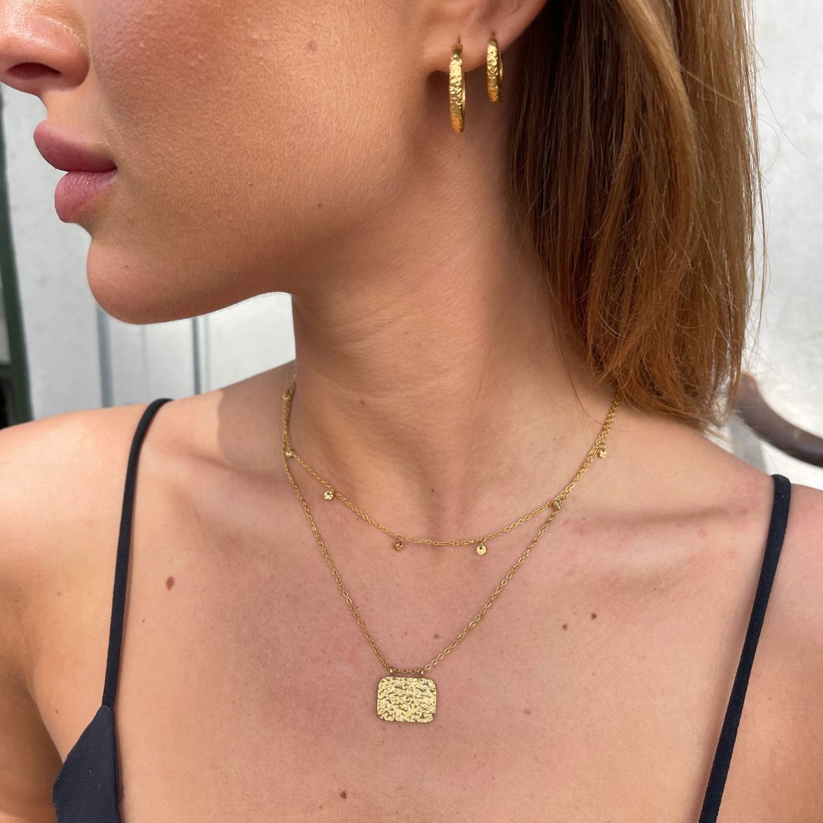 Collier élégant – plaqué or 18K