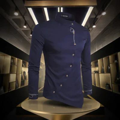 Dennovan | Chemise asymétrique à manches longues pour Hommes | Manche longue