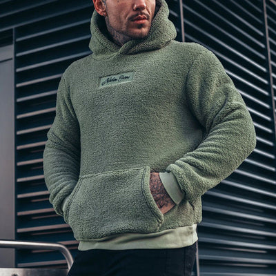 Sweat à Capuche en Peluche pour Hommes - Jonathan