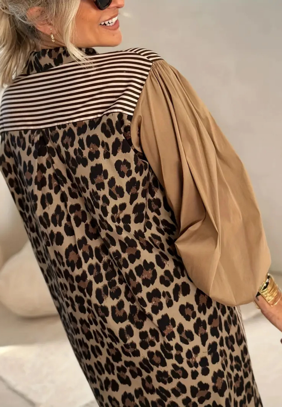 Raquel | Robe Chemise à Boutons Pour Femmes | Chic