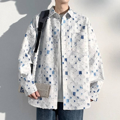 Axon | Chemise Décontractée Pour Hommes | Longue Manches