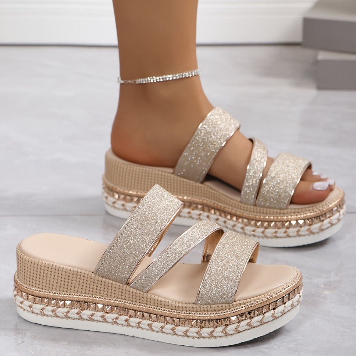 Cassie | Sandales Plateforme Pour Femme | Tendance