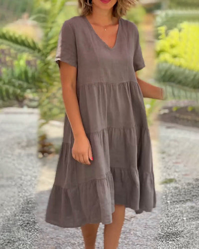 Virella™ Robe en coton et lin