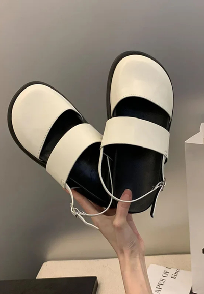 Letti | Sandales à Bout fendu Pour Femmes | Noir