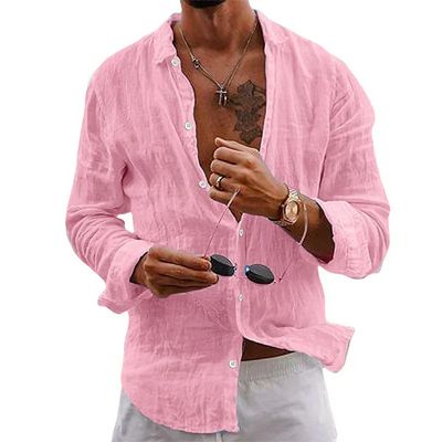 Amen | Chemise en lin pour Hommes | Blanche