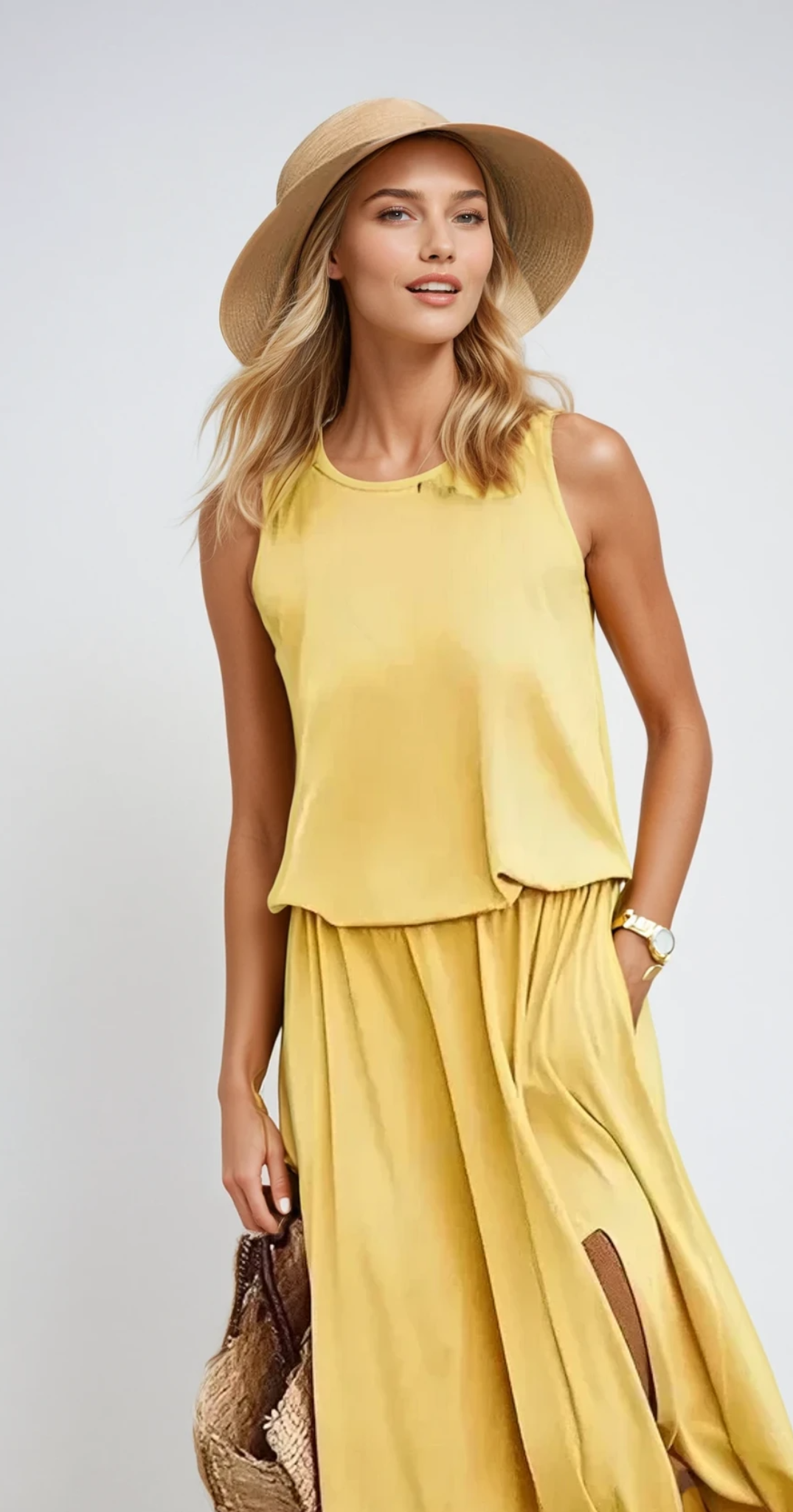 Maëlle - Robe d'été élégante et intemporelle en coton