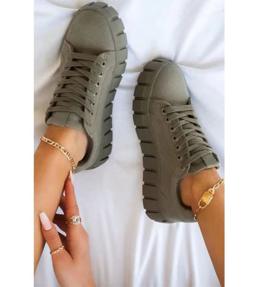 Arnie  | Chaussures à Lacets e Pour Femme | Plateforme