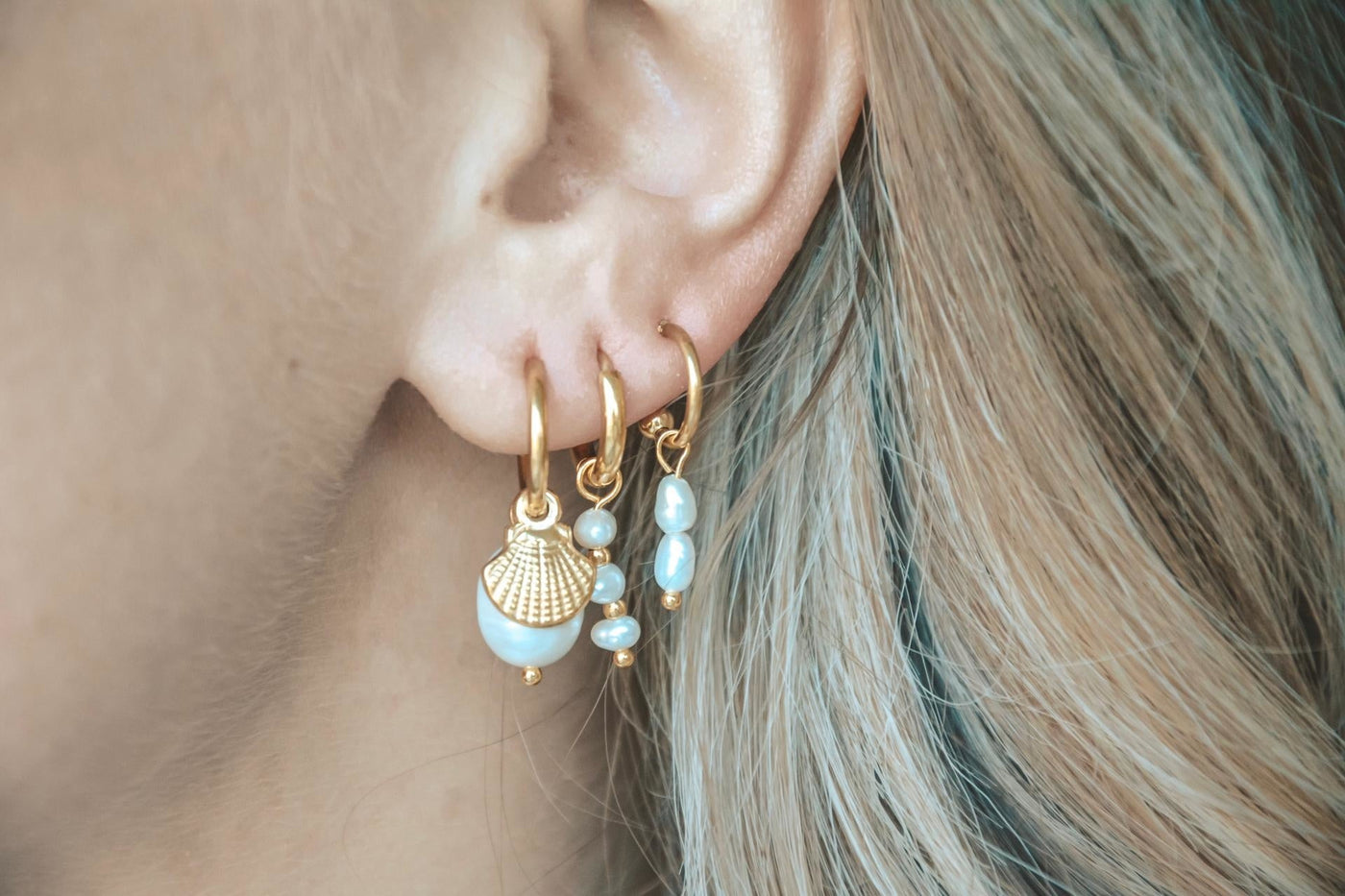 Mon Chéri – Boucles d’oreilles – Pierre naturelle – Acier inoxydable
