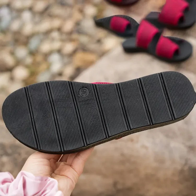 Celia | Sandales à glissière en mesh perforé