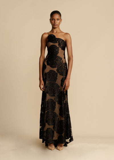 Arcina | Robe longue à imprimé