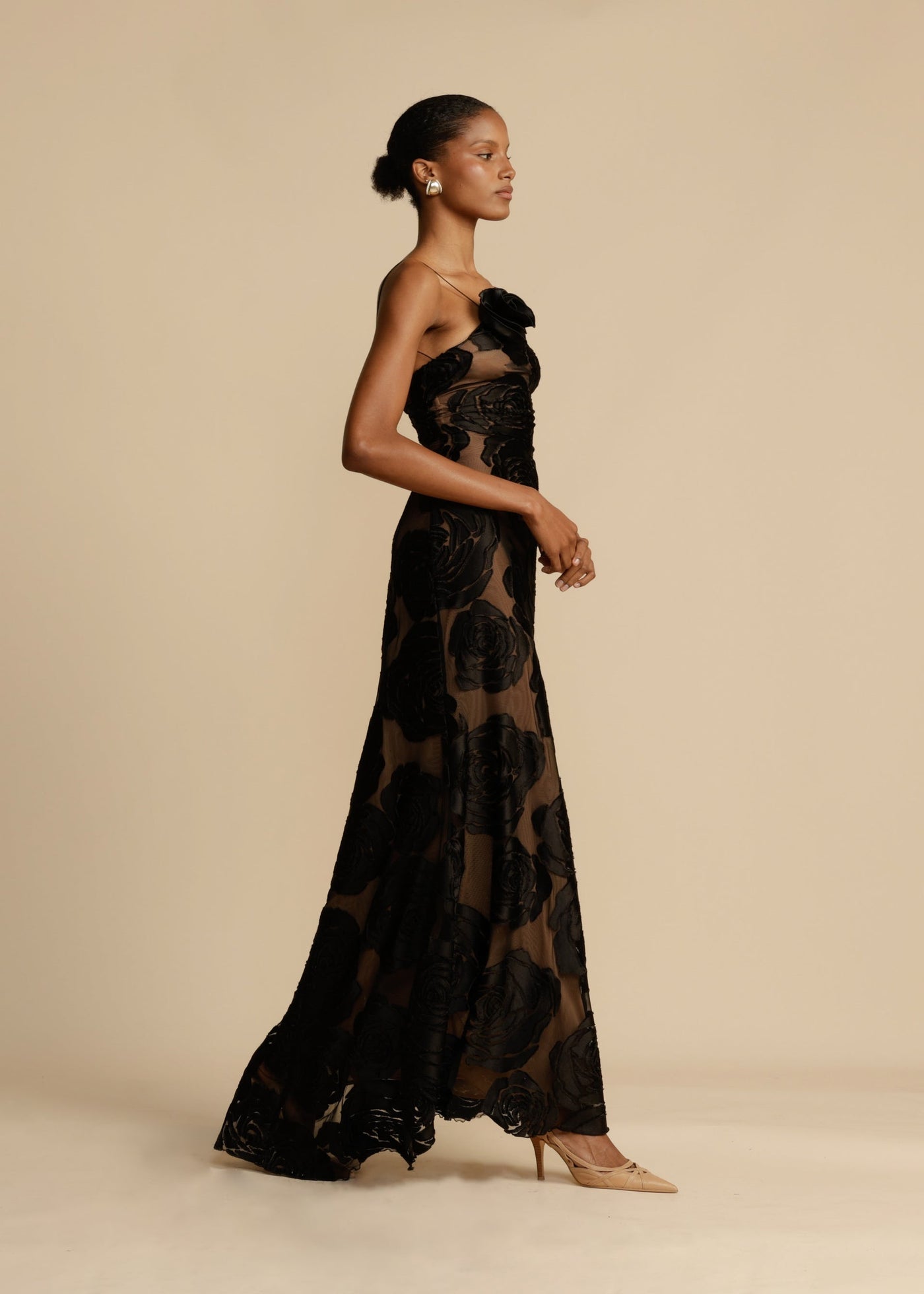 Arcina | Robe longue à imprimé
