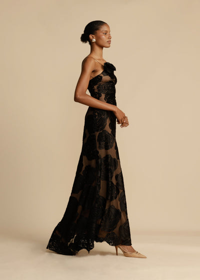 Arcina | Robe longue à imprimé