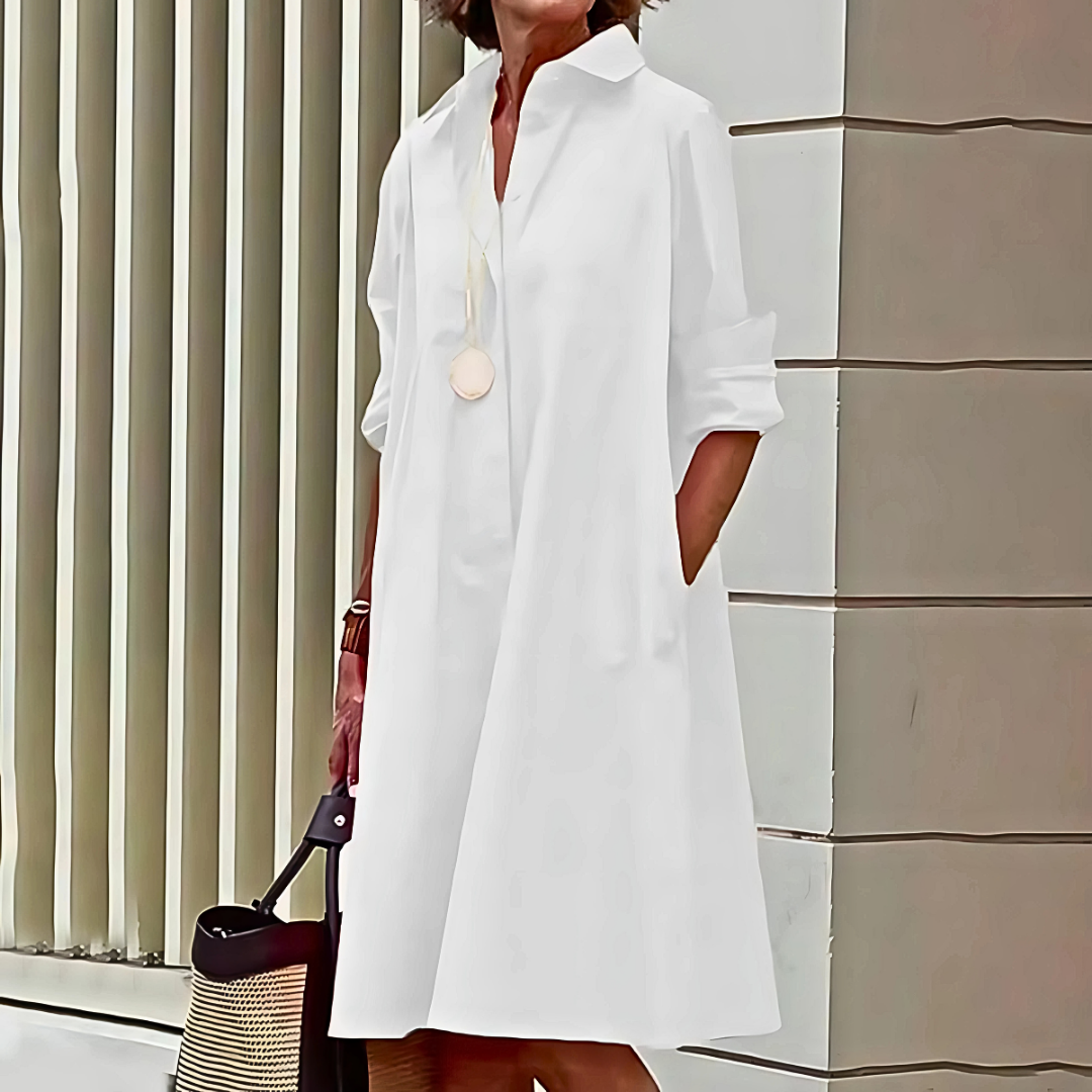 Gaëlle | Robe Chemise pour Femme | Midi