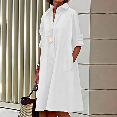 Gaëlle | Robe Chemise pour Femme | Midi
