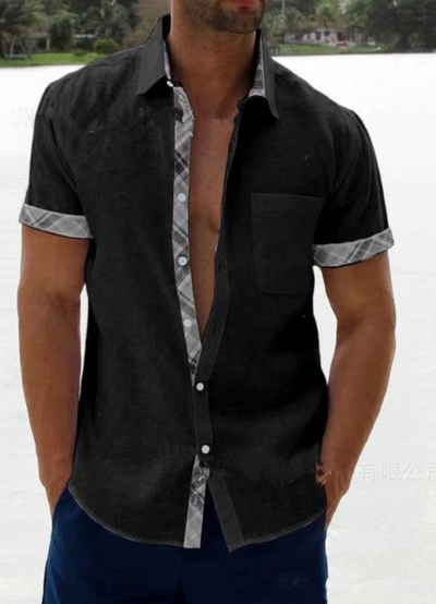 Onyx | Chemise Décontractée Pour Hommes | Noir
