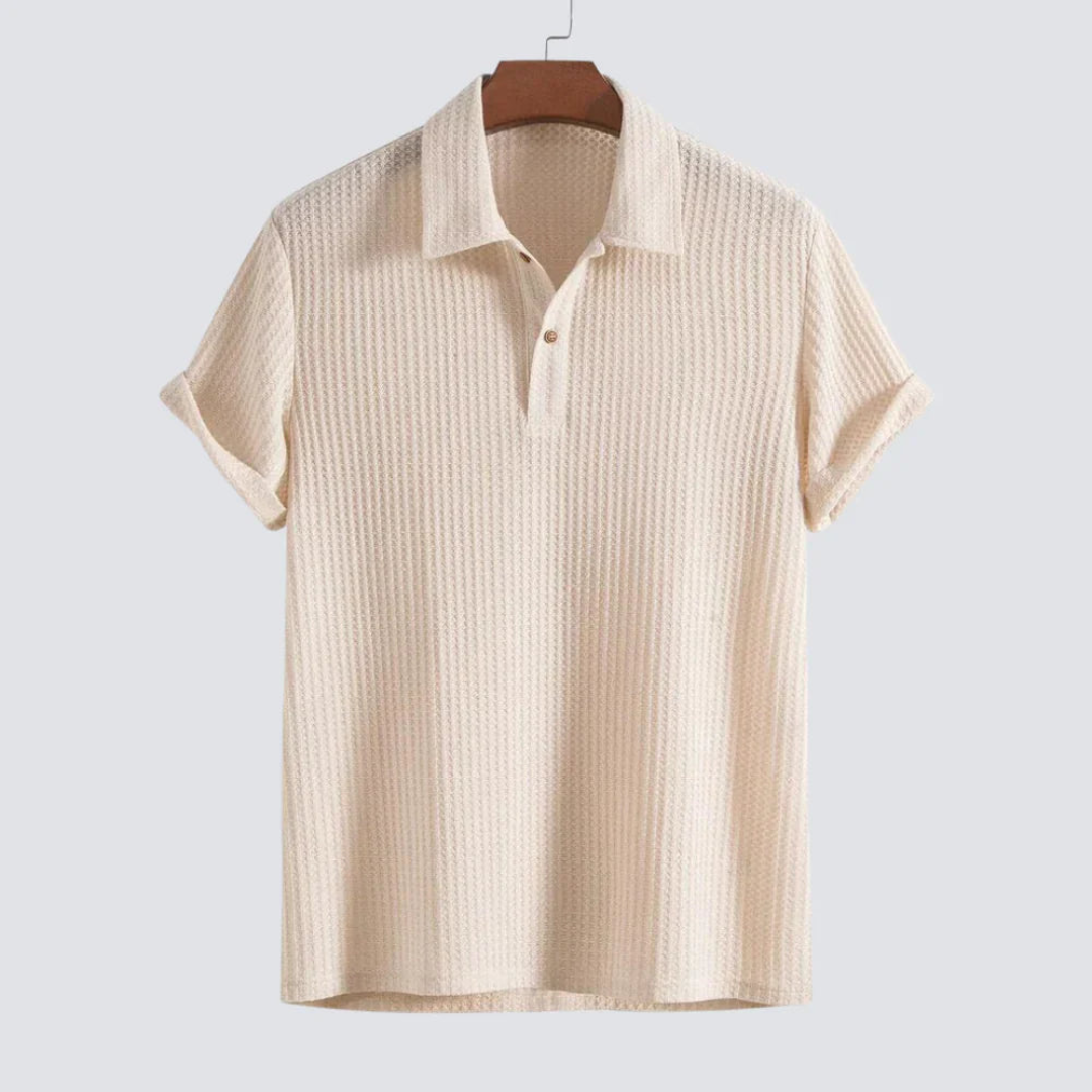 Koa | Chemise Manche Courte Pour Hommes | Noir