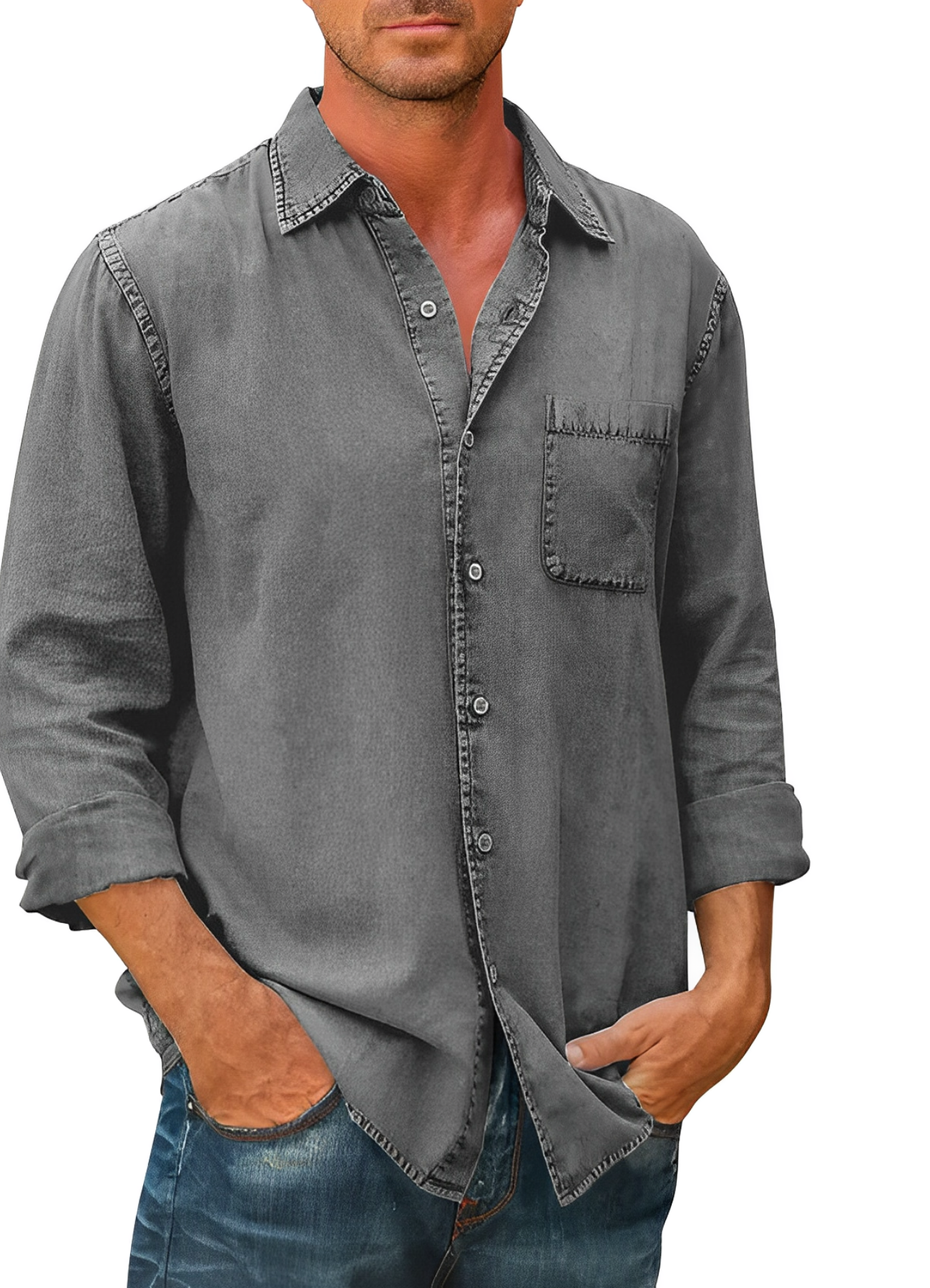 Koen | Chemise Décontractée Pour Hommes | Tendance