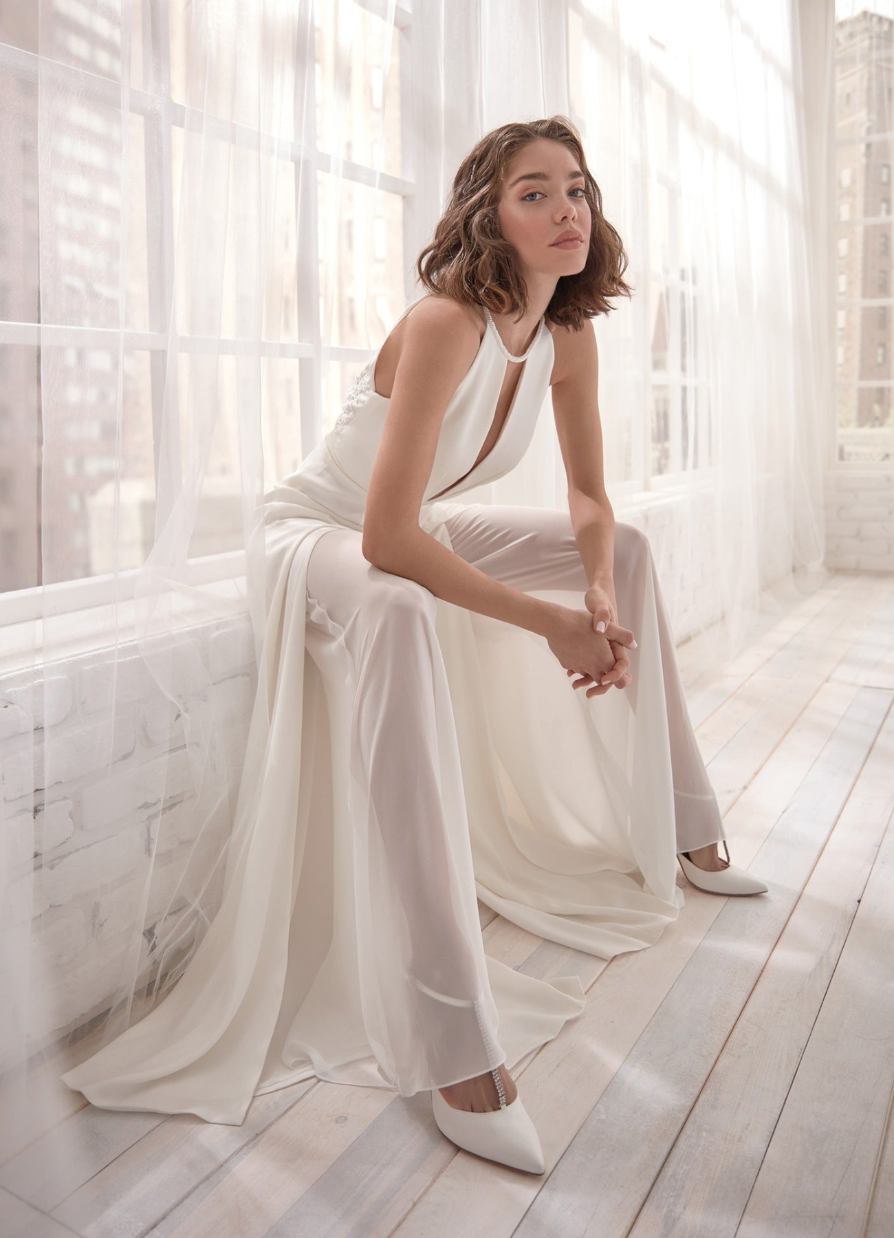 Sandy | Combinaison Elégante Pour Femmes | Blanc