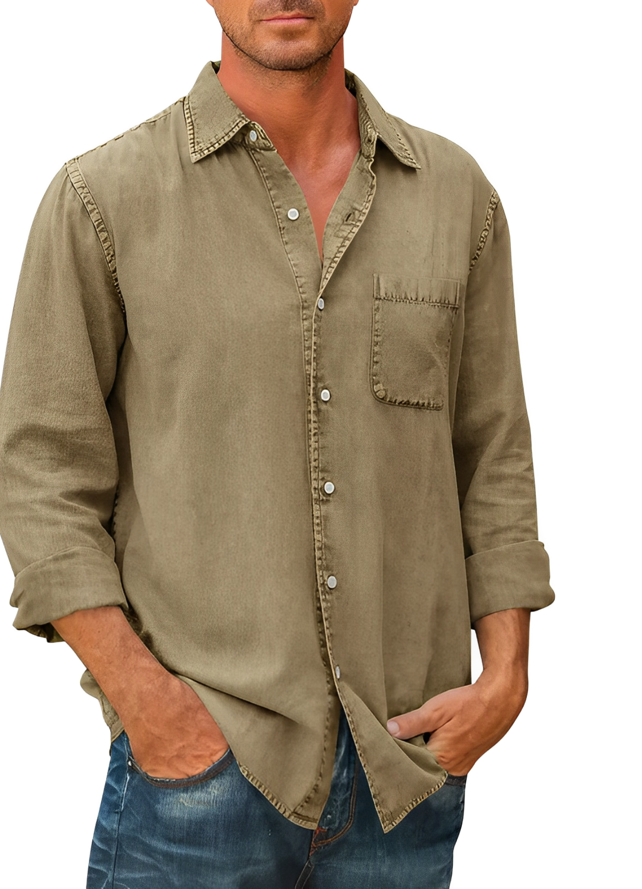 Koen | Chemise Décontractée Pour Hommes | Tendance