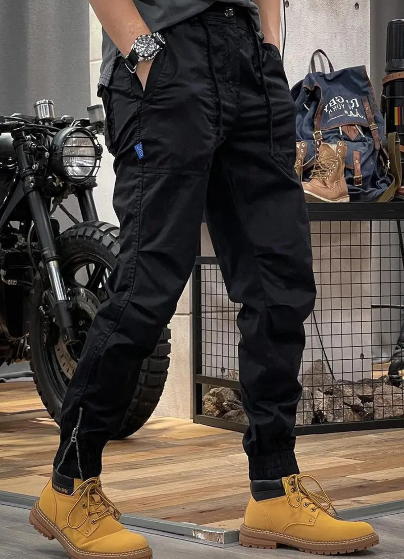 Patrick | Pantalon D'été Décontracté Pour Homme | Noir