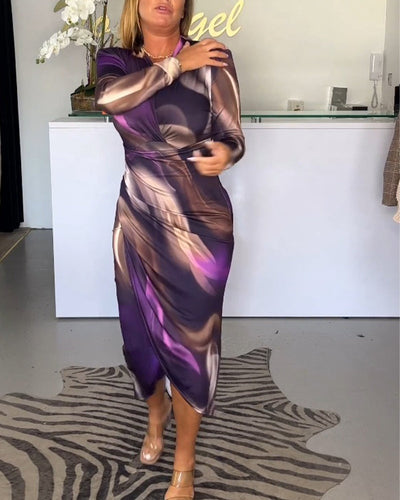 Léna - Elégante robe à fleurs en tissu léger pour l'été