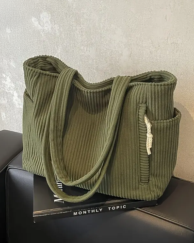 Tilda – Sac fourre-tout à rayures avec détail en cordon