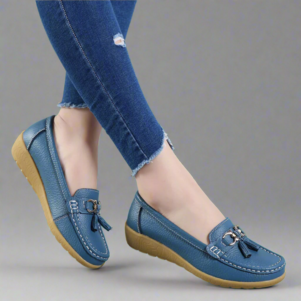 Adeltraut | Mocassins en cuir confortables faits à la main