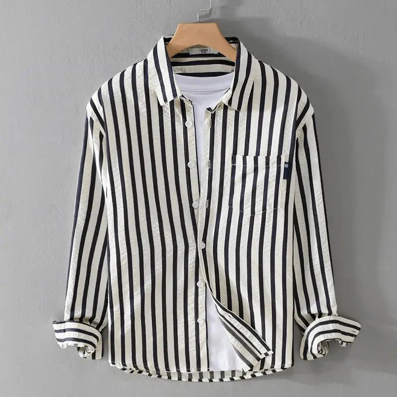 Hervé | Blouse Rayée Pour Hommes | Tendance