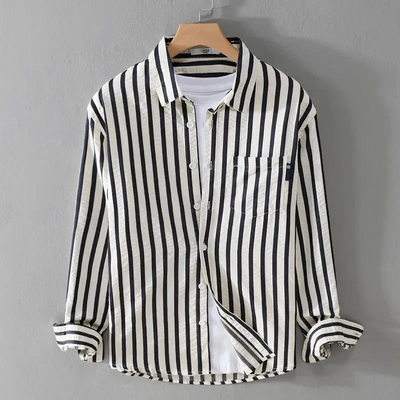 Hervé | Blouse Rayée Pour Hommes | Tendance