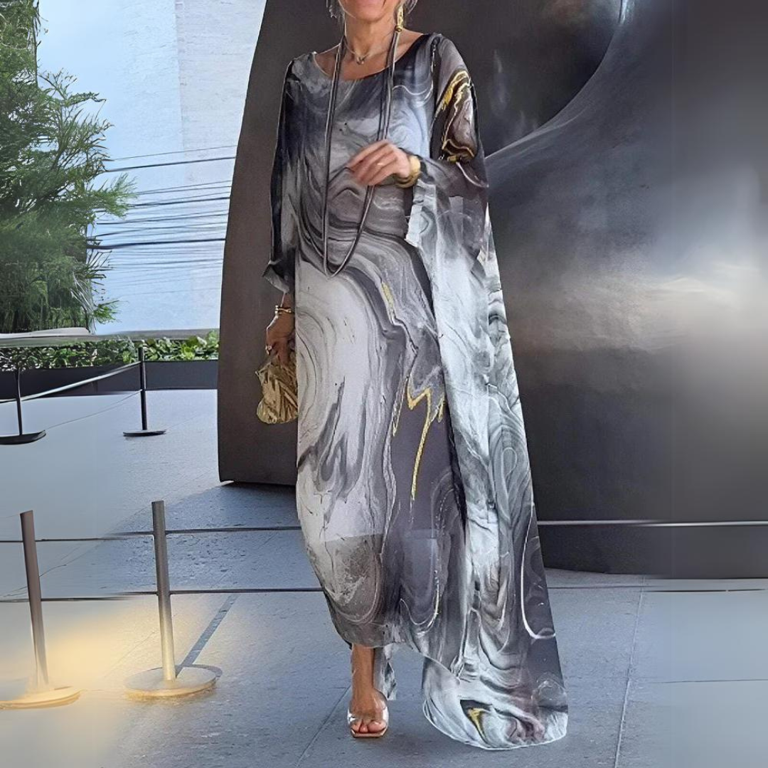 Camille - Robe élégante en mousseline de soie