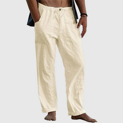 Fernando | Pantalon en lin décontracté pour Hommes | Larges
