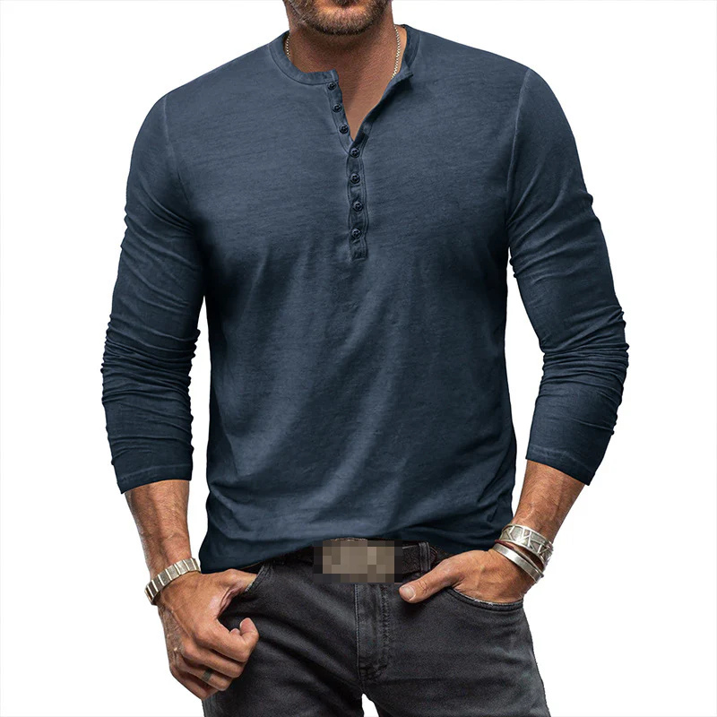 Brieuc | Chemise Basique Pour Hommes | Manches Longues