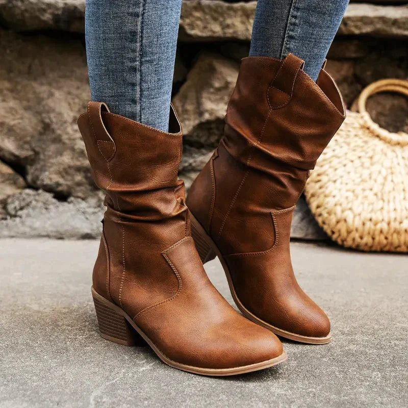 Liliane | Bottes Femme Style Western | Élégantes