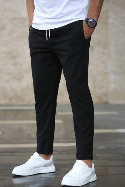 Carline | Pantalon taille haute à cordon réglable pour Hommes | Chino
