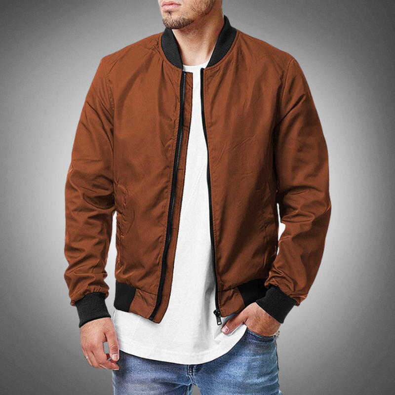Kristoffer | Veste Hiver Bomber Pour Hommes | Noir