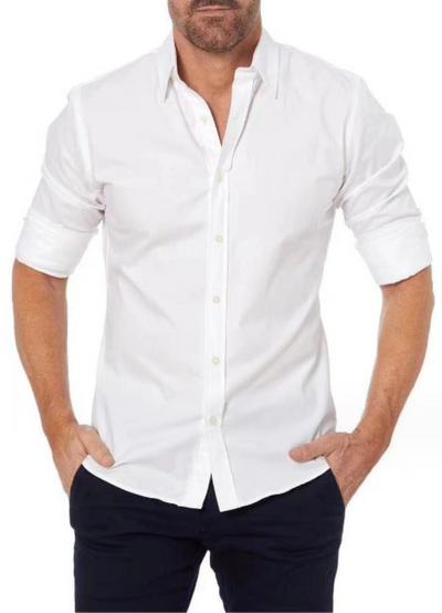 Lorenzo | Chemise Décontractée Pour Hommes | Longue