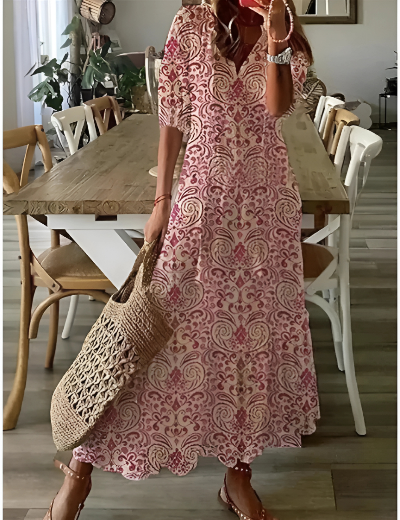 Haydée | Robe Maxi Femme | Fleurie