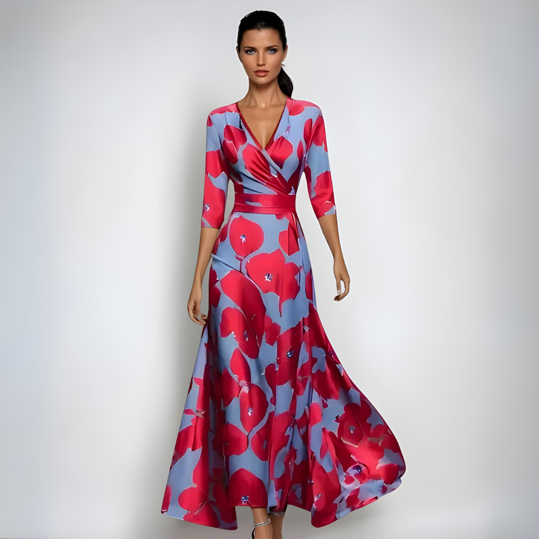 Emilia - Robe florale élégante