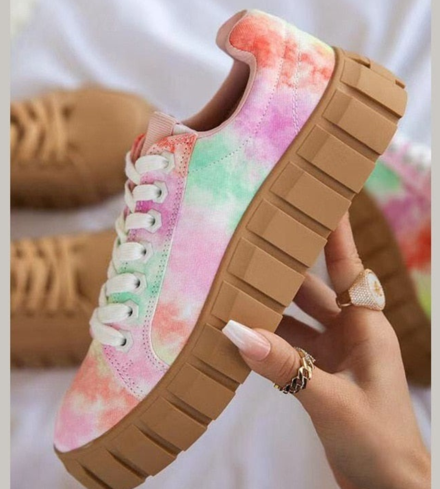 Arnie  | Chaussures à Lacets e Pour Femme | Plateforme