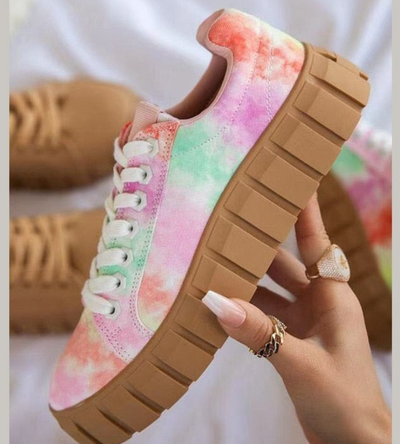 Arnie  | Chaussures à Lacets e Pour Femme | Plateforme