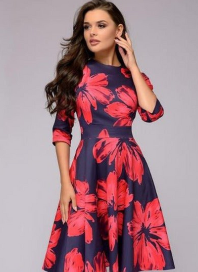 Moira | Robe Longue Fléurie Pour Femme | Chic