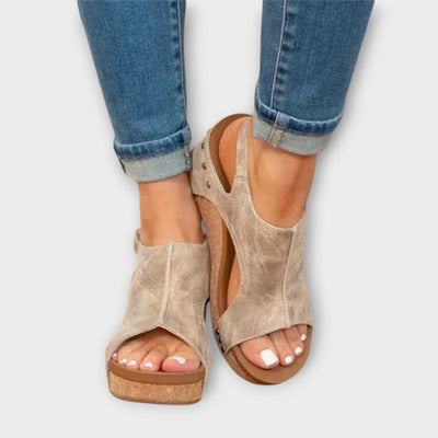 Valery - Sandales orthopédiques en cuir