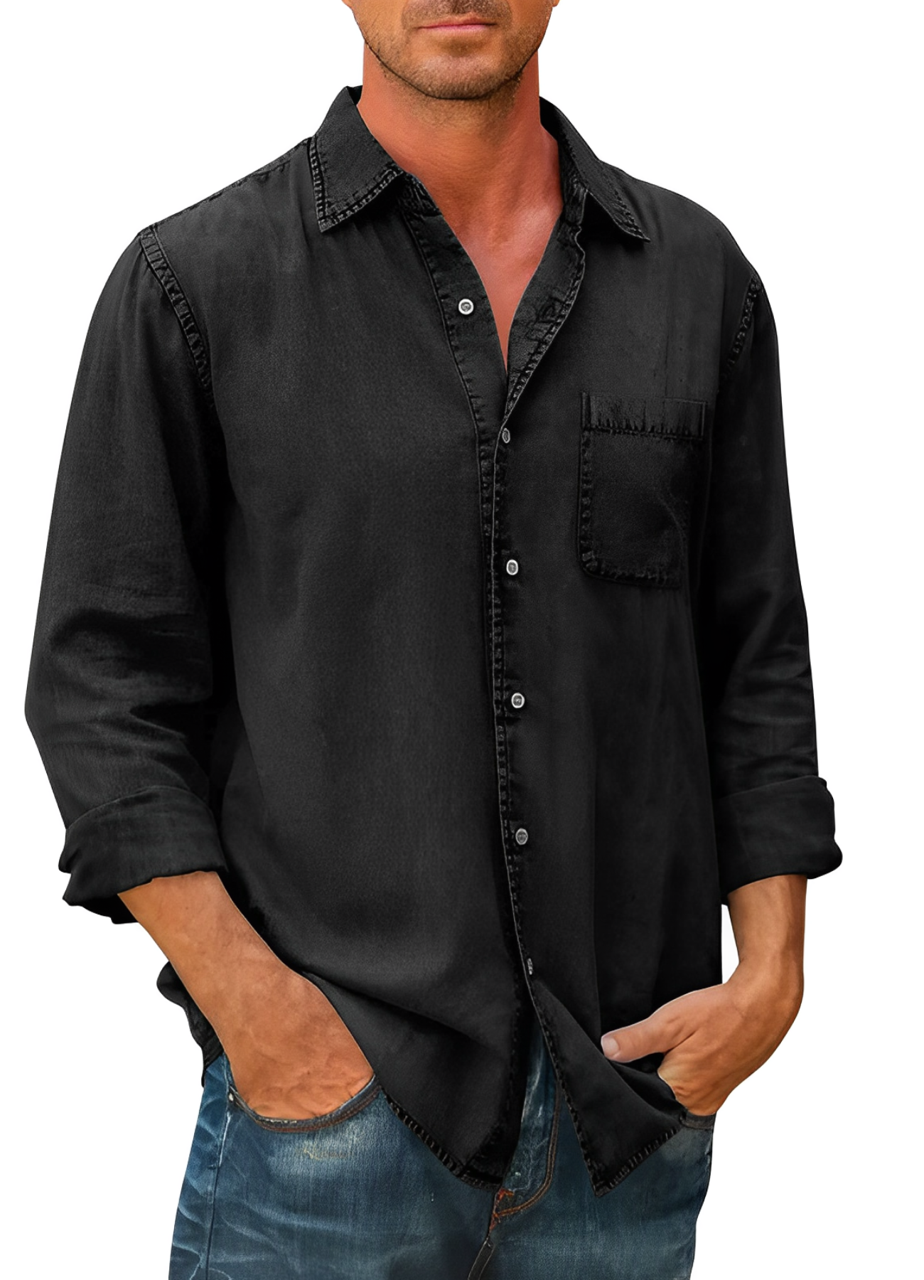 Koen | Chemise Décontractée Pour Hommes | Tendance